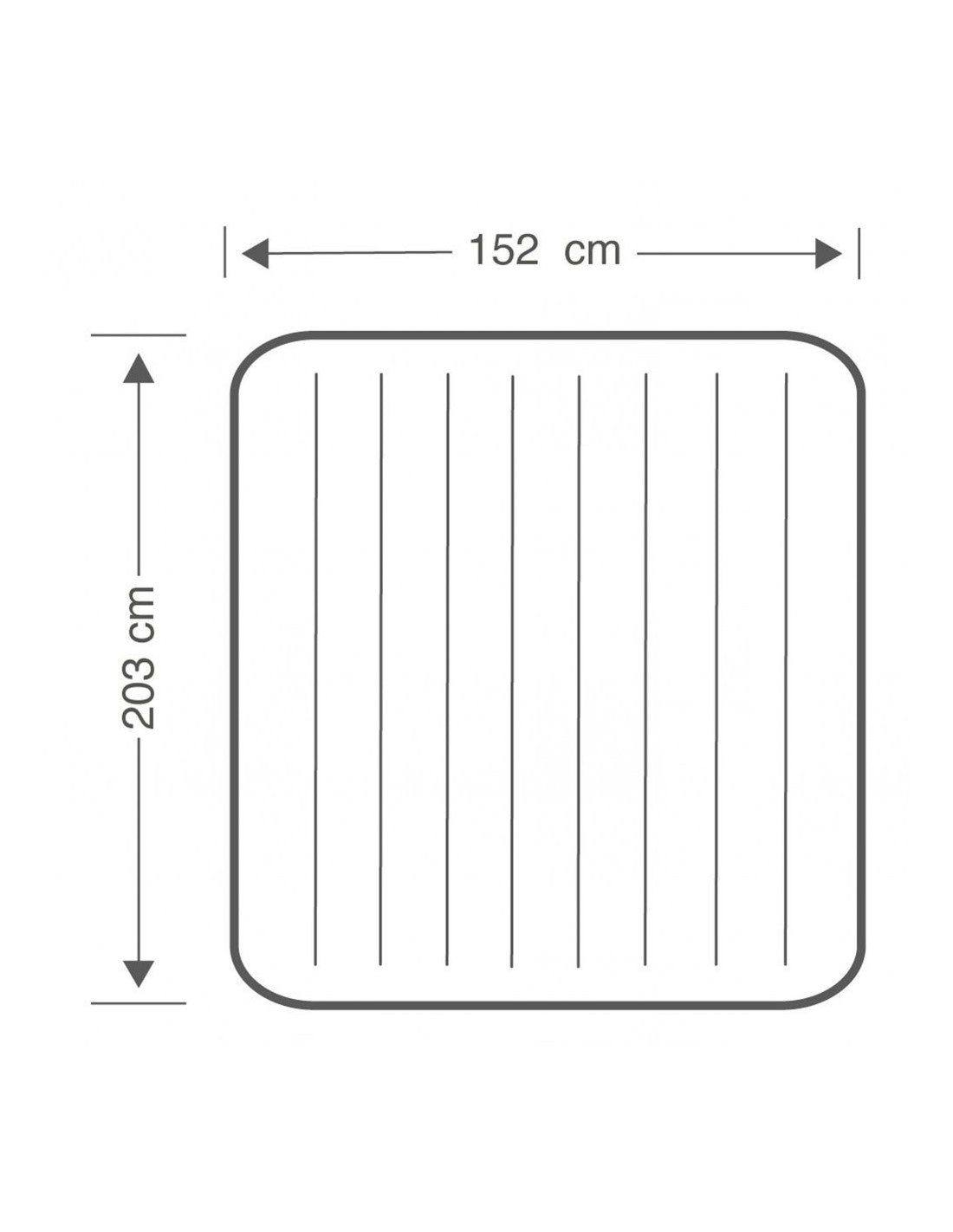 Colchón Inflable Doble Standard Classic Downy Queen Intex 64759