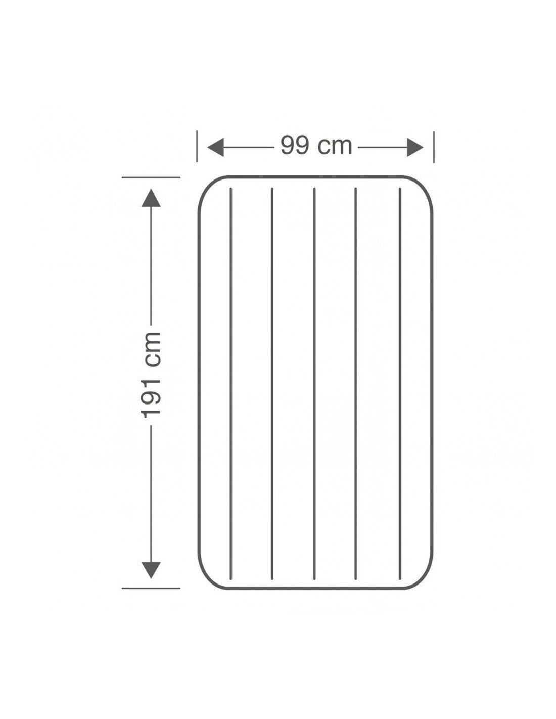 Colchón Inflable Doble Standard Classic Downy Twin Intex 64757