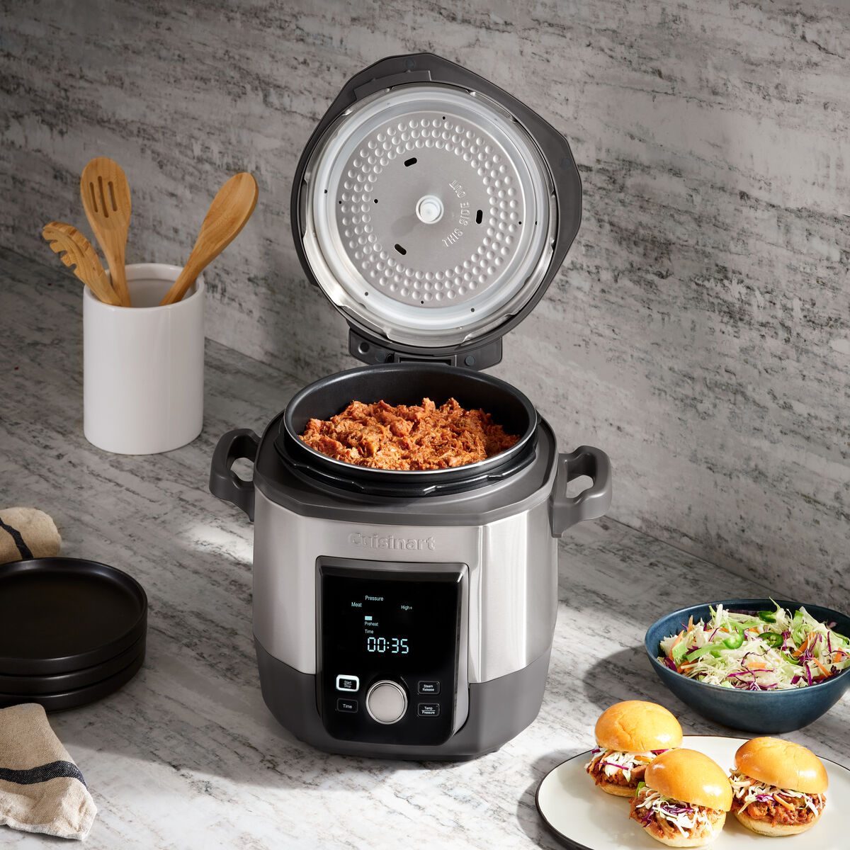 Olla de Presión Multifuncional Eléctrica 6QT (5.7L) 12 en 1 Cuisinart CPC900NAS CUISINART