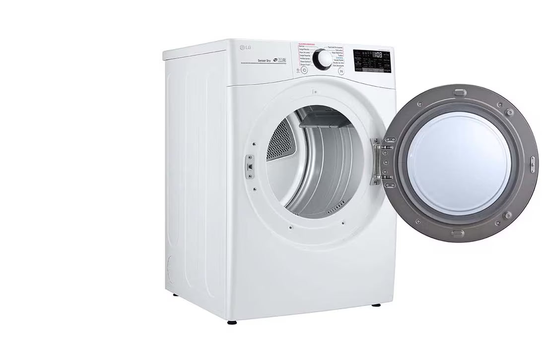 Secadora a Gas Carga Frontal 22kg ThinQ Wi-Fi TurboSteam Blanco LG DF22WV2BR LG
