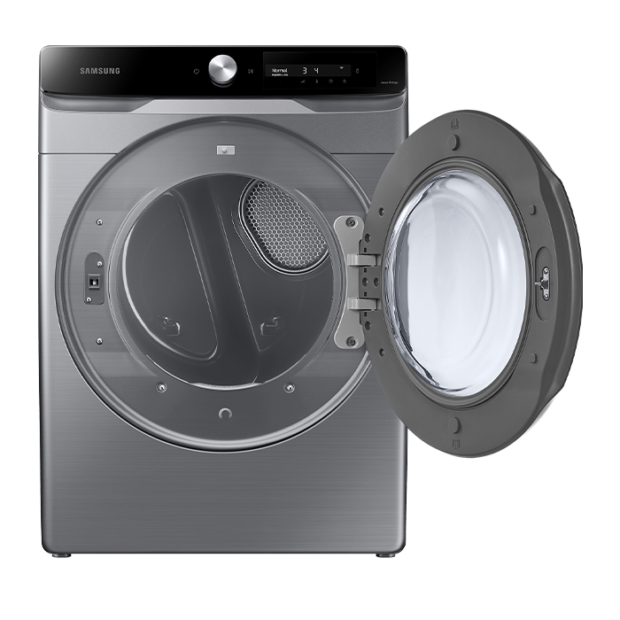 Secadora Eléctrico Carga Frontal 22kg MultiControl y AI Control Gris Samsung DVE22C6370P/AP