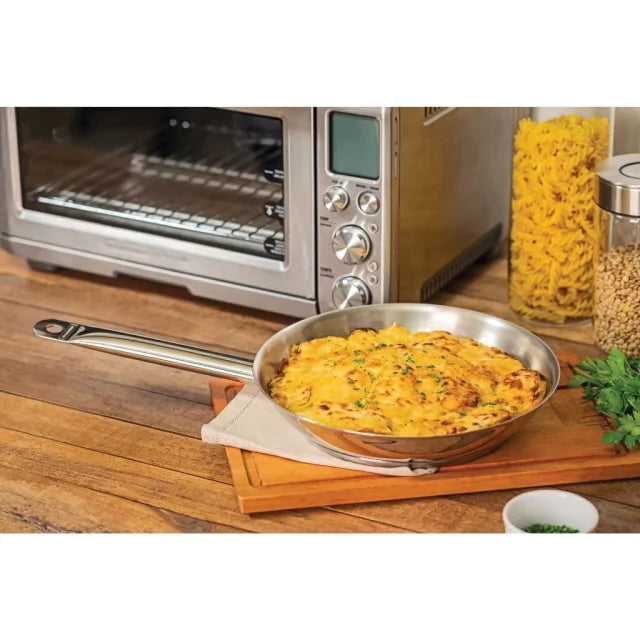 Sartén Tramontina Profesional de Acero Inoxidable con Triple Fondo de 30cm 62635/300