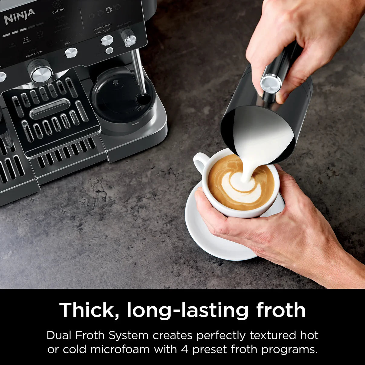 (LLEGANDO 20 DE MARZO) Cafetera Barista Delux Black Espresso Ninja Luxe ES601BK