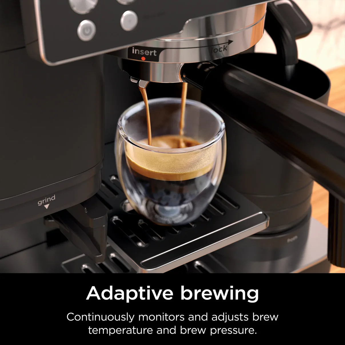 (LLEGANDO 20 DE MARZO) Cafetera Barista Delux Black Espresso Ninja Luxe ES601BK