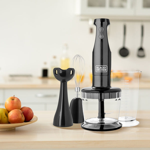 Batidora de Inmersion 3 en 1 Black and Decker HB2800B