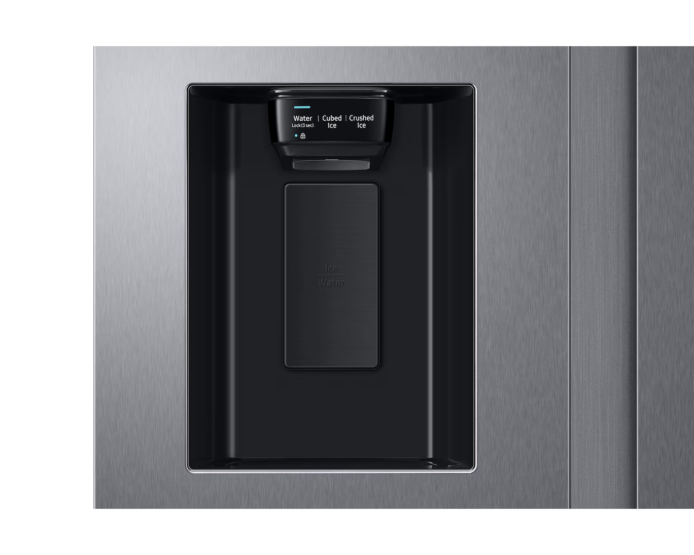 Refrigeradora Side by Side 22p3 con Dispensador de Agua e Hielo Silver all Around Cooling Inverter Samsung RS22T5200S9/AP Samsung