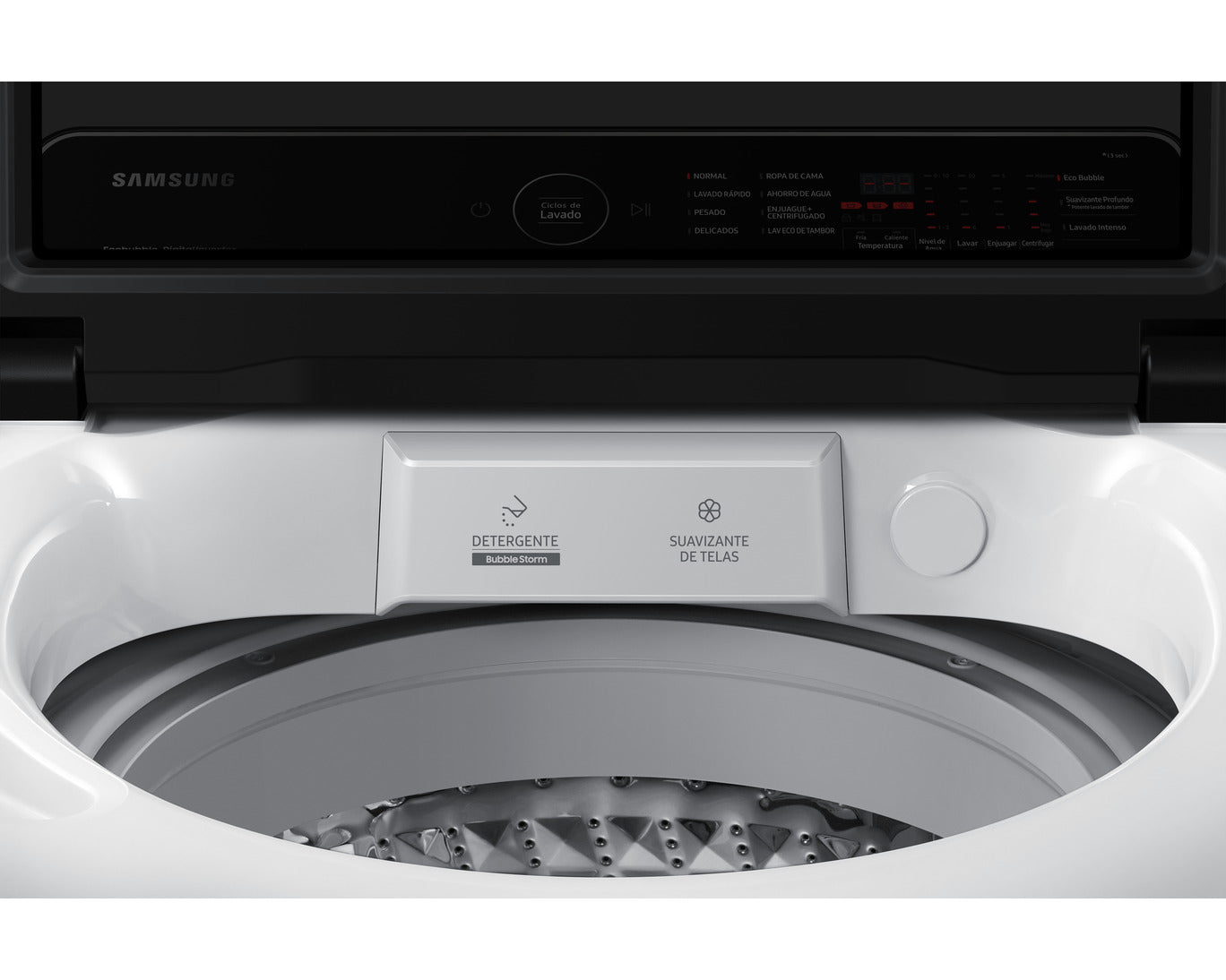 Lavadora Carga Superior 13kg EcoBubble Inverter Samsung WA13CG5441BWAP