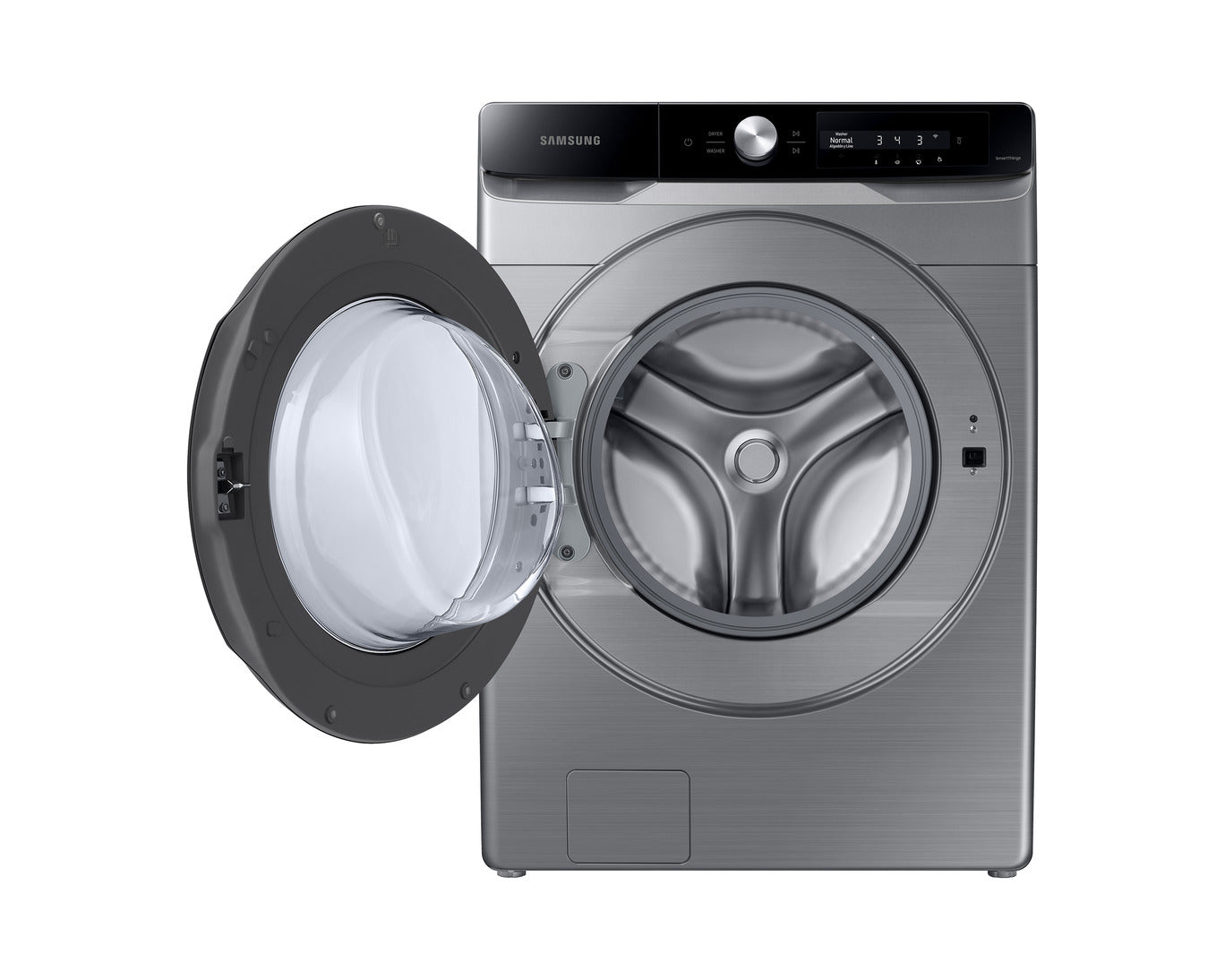 Lavadora Automática Carga Frontal 22kg MultiControl y AI Control Gris Samsung WF22C6400AP/AP