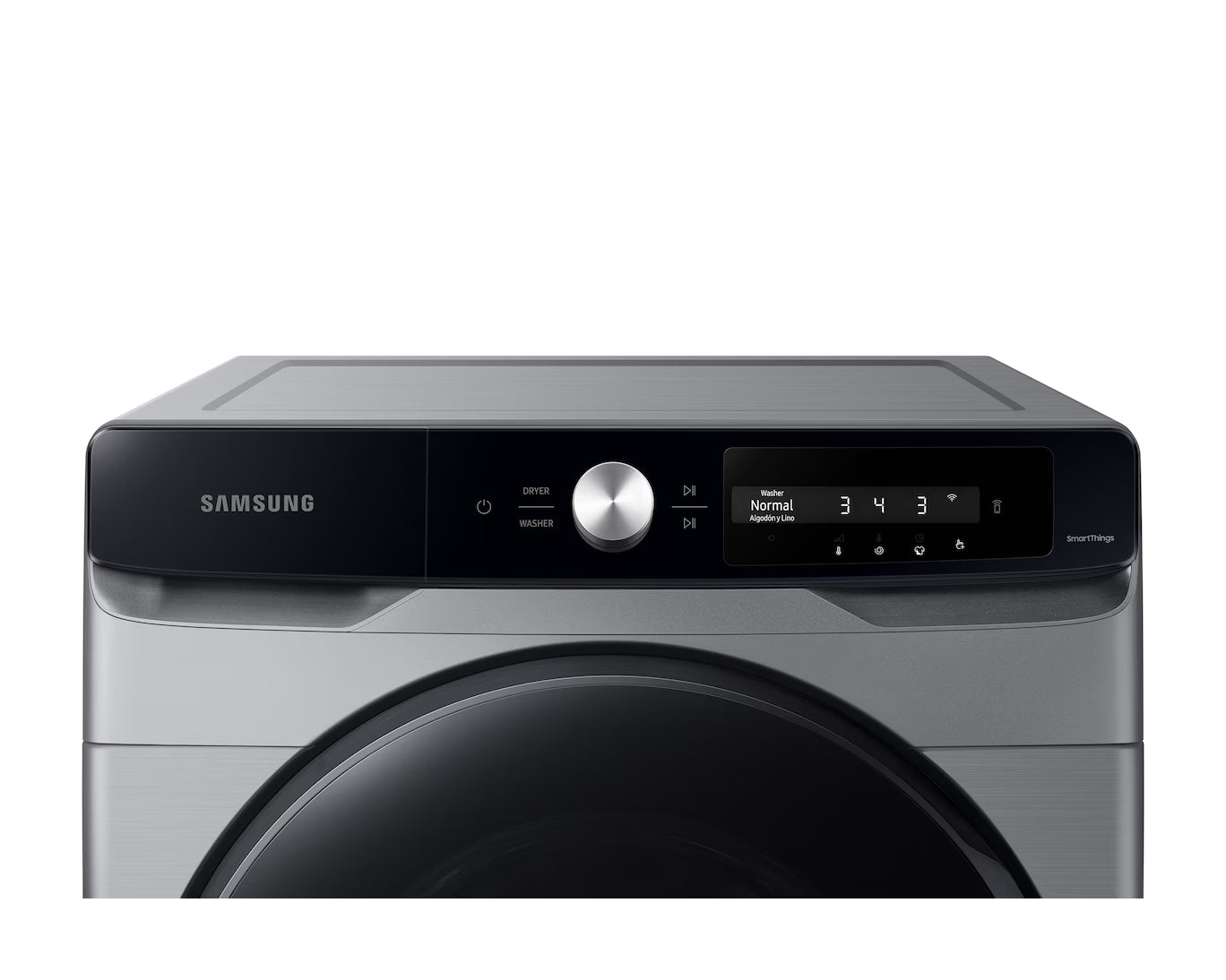 Lavadora Automática Carga Frontal 22kg MultiControl y AI Control Gris Samsung WF22C6400AP/AP