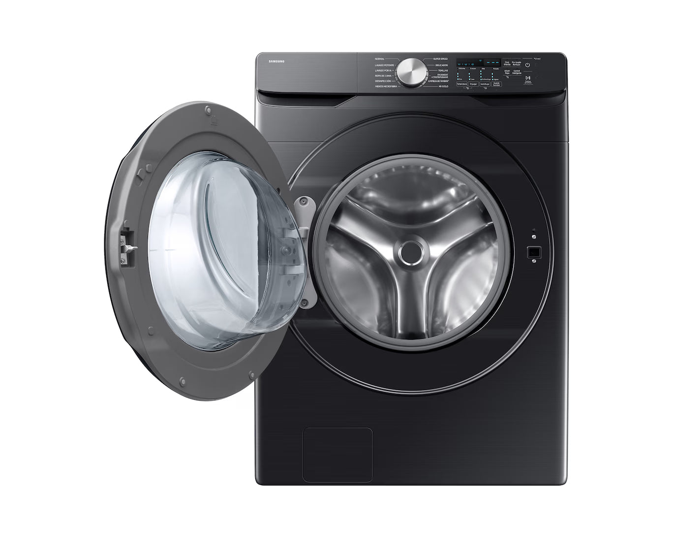 Lavadora Automática Carga Frontal 26kg con Ecobubble y AI Control Negro Caviar Samsung WF26DG8250AVAP