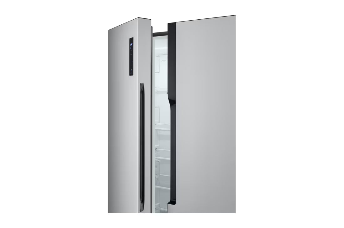 Refrigeradora Side by Side 18p3 Inverter Pantalla LED Táctil Platinum Silver LG GS51BPP LG