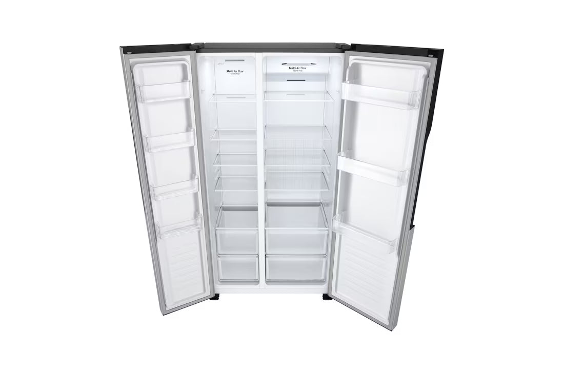 Refrigeradora Side by Side 18p3 Inverter Pantalla LED Táctil Platinum Silver LG GS51BPP LG
