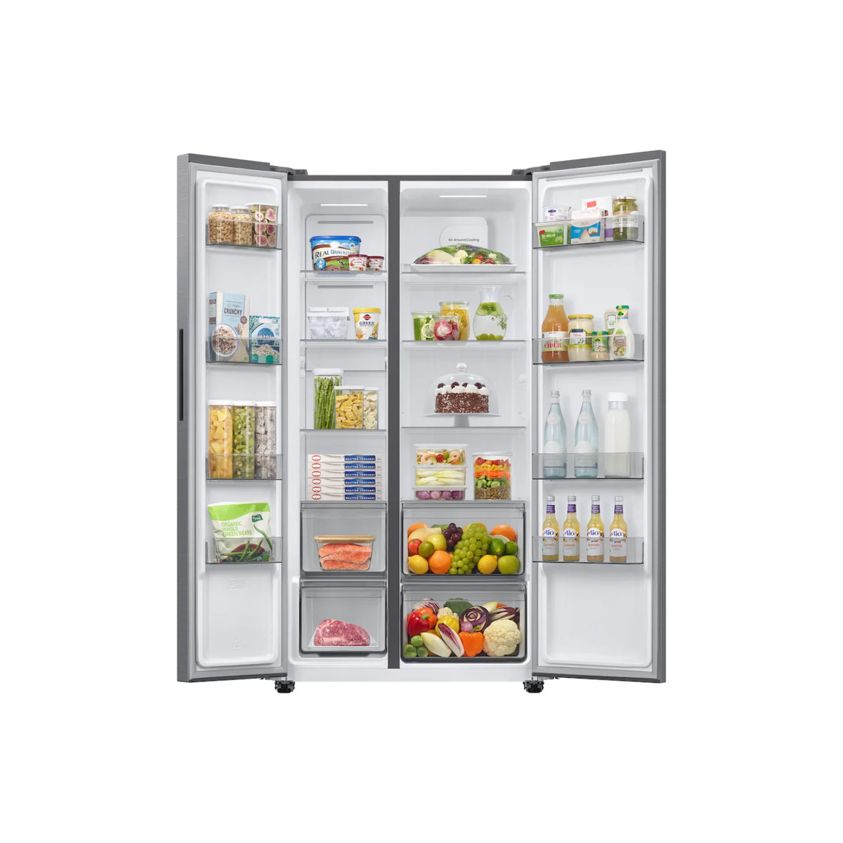 Refrigeradora Nevera Samsung RS40H53XDTED Side by Side 18.6 Pies³ Digital Inverter No Frost