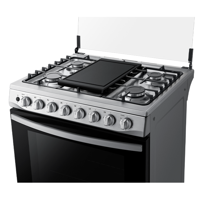 Estufa con Horno 6 Quemadores 30" a Gas Acero Inoxidable Easy Clean Samsung NX52T5511LS/AP Samsung