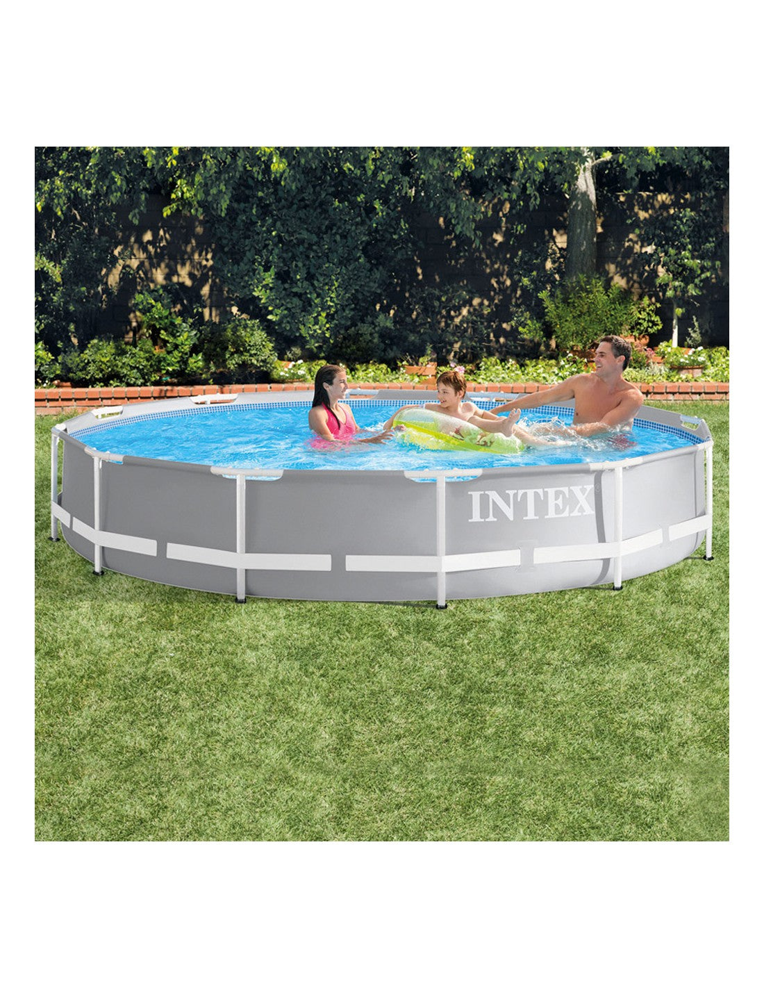 Piscina Redonda Desmontable de Tubo 366x76cm Intex 26710NP