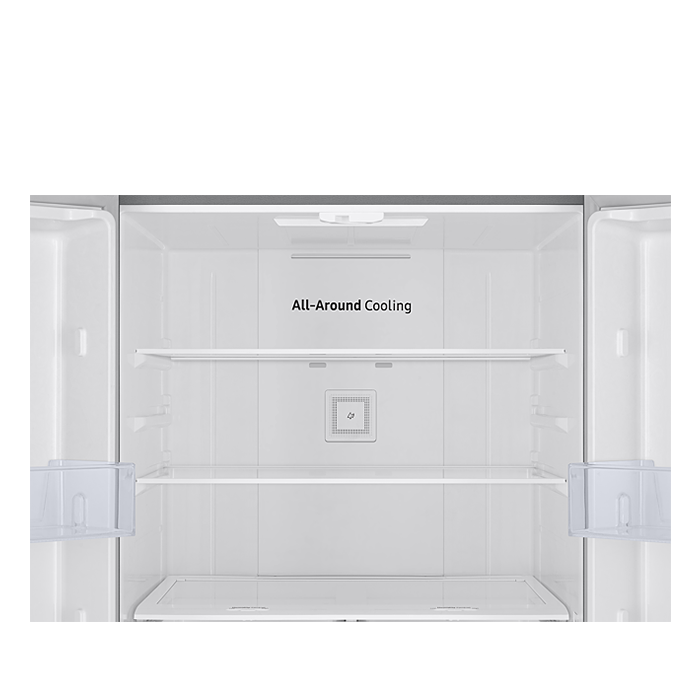 Refrigeradora French Door 22p3 Digital Inverter All-Around Cooling Power Cool SpaceMax Samsung RF22A4010S9/AP