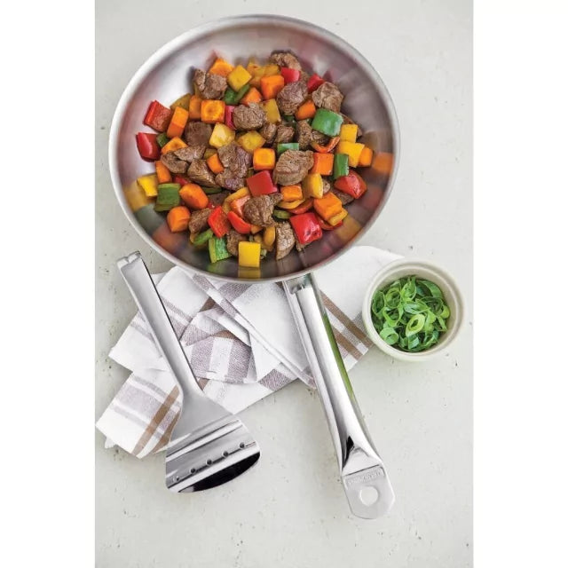 Sartén Tramontina Profesional de Acero Inoxidable con Triple Fondo de 30cm 62635/300