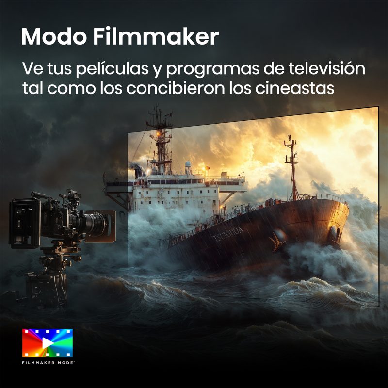 Televisor 50" LED Smart TV QLED 4K Ultra HD Hisense 50QD5SV Televisión. HISENSE