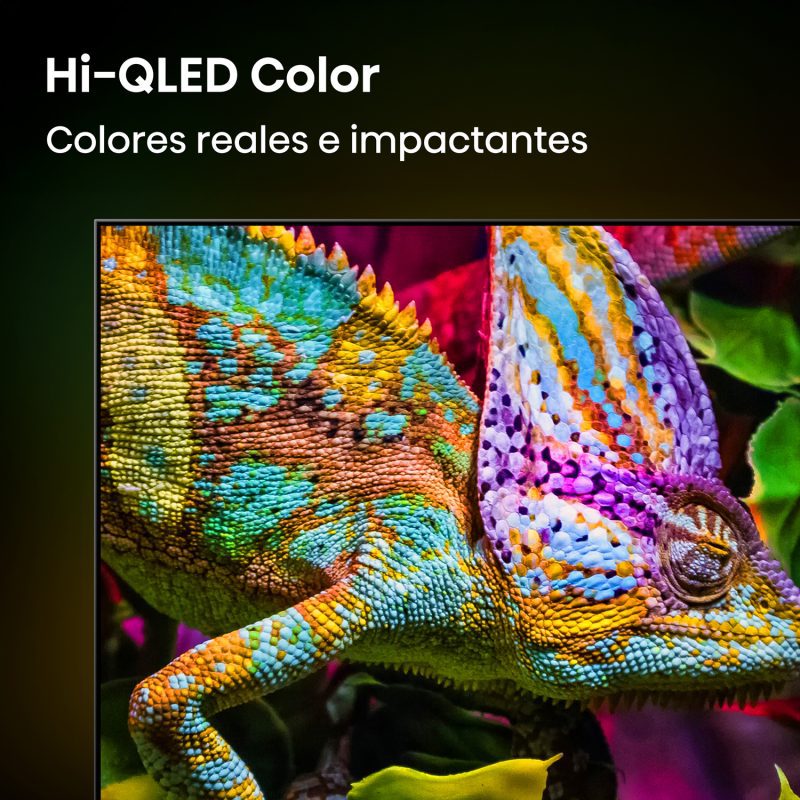 Televisor 50" LED Smart TV QLED 4K Ultra HD Hisense 50QD5SV Televisión. HISENSE