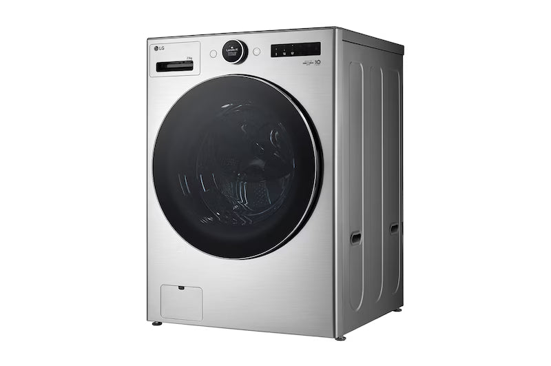 Lavadora Automática Carga Frontal 23kg Inverter TurboWash360 AI DD con Vapor Gris LG WM23VFXS6