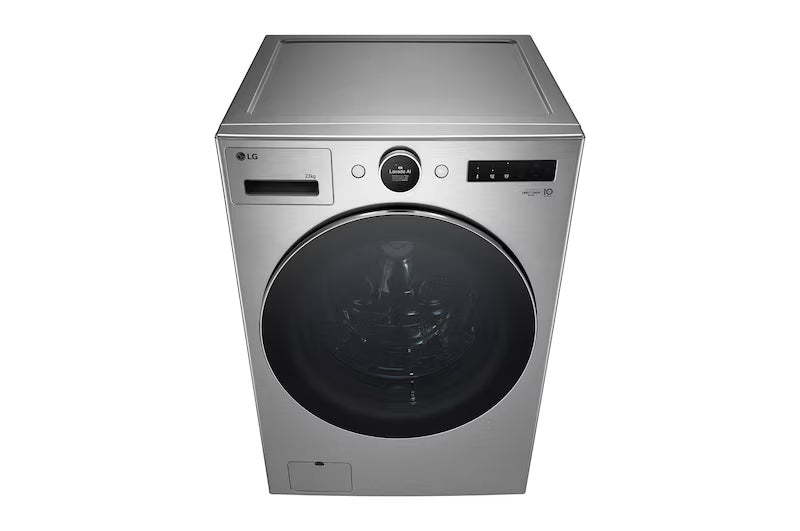 Lavadora Automática Carga Frontal 23kg Inverter TurboWash360 AI DD con Vapor Gris LG WM23VFXS6