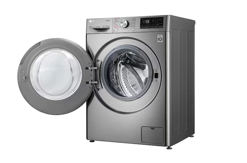 Centro de Lavado Lavadora y Secadora 2en1 14kg/8kg Eléctrico Carga Frontal con 6 Motion DD Motor Inverter AI Direct Drive Color Acero ThinQ LG WD14VV3S6C