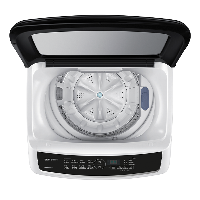 Lavadora Carga Superior 9kg EcoBubble Inverter Samsung WA90CG4240BWAP Samsung
