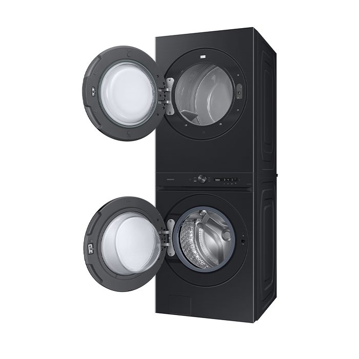 Centro de Lavado Torre de Lavado Eléctrico 22kg Negro Samsung WH22DBH570EVAP