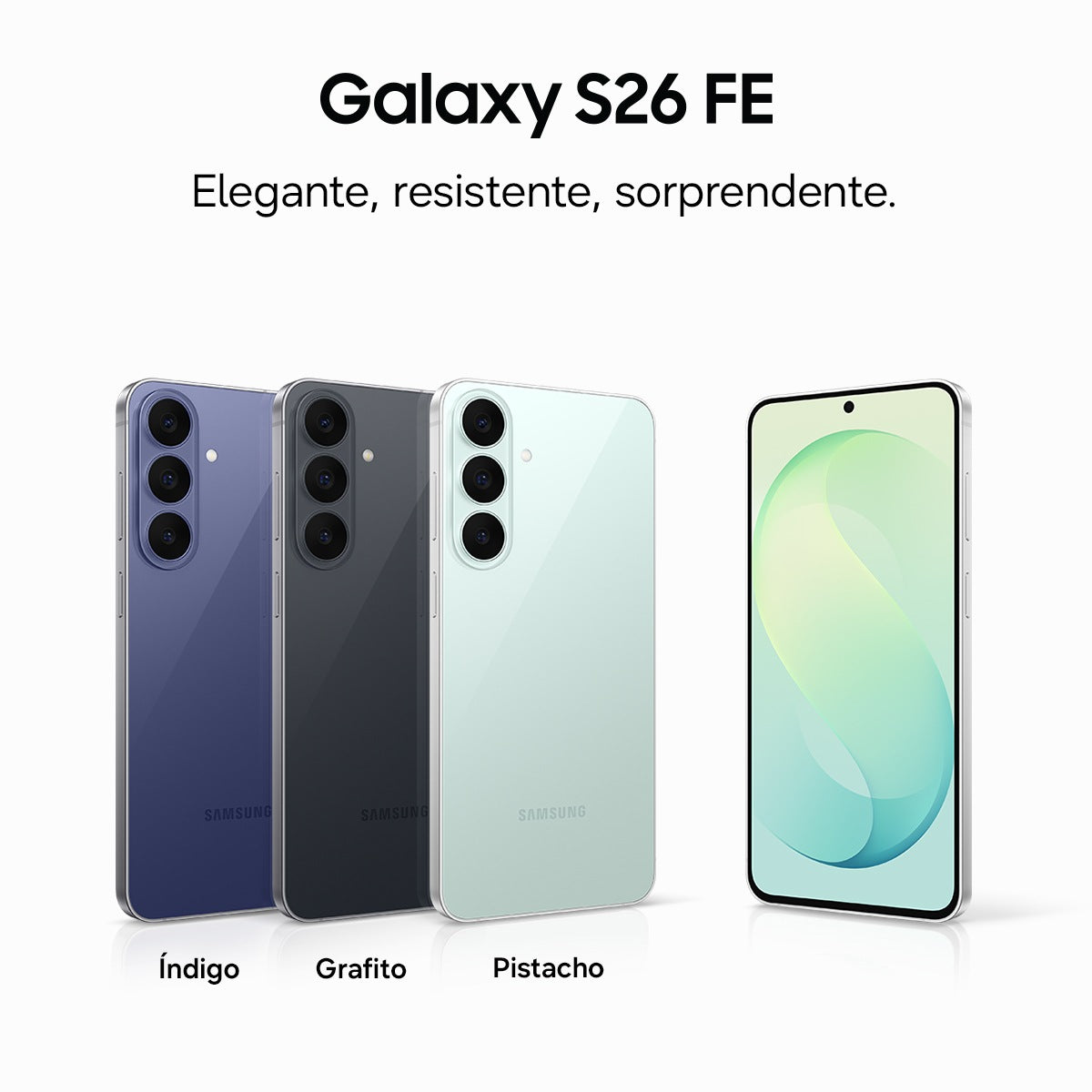 Celular Smartphone Galaxy S26 FE | 256GB | 8GB RAM | Pistachio/Verde/Light Geen | Samsung | SM-S741BLGKGTO