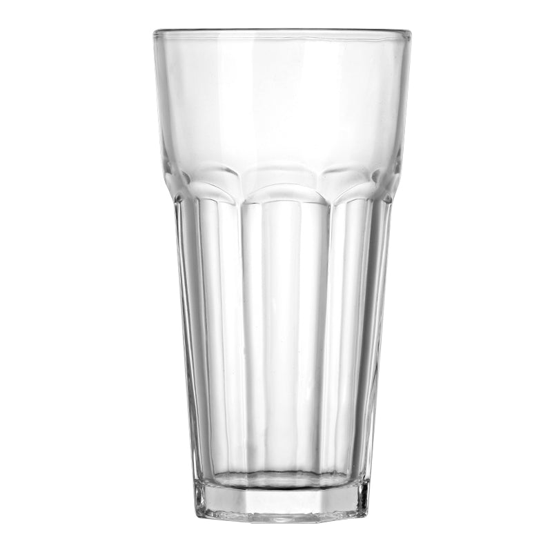 (LLEGANDO 3 DE JULIO) Vaso de Vidrio 400 ml | Vaso Alto Transparente para Agua, Jugos y Refrescos T-1476